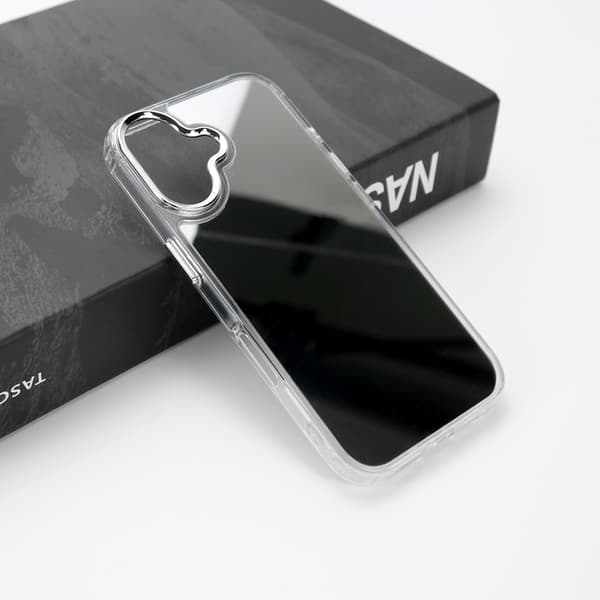 Peilikotelo iPhone 16:lle (6.1") - Kirkas TPU+PC-suoja