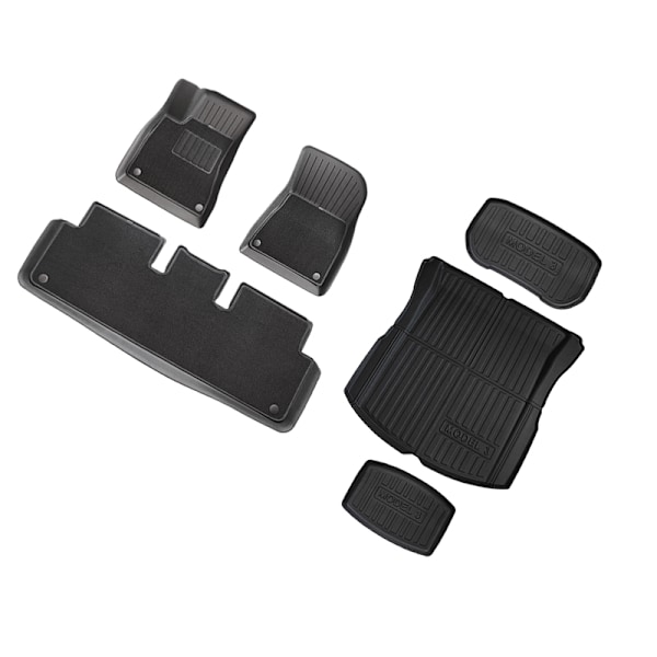 2023-2024 Tesla Model 3 Golvmattor Set - TPE Material Vänsterstyrd