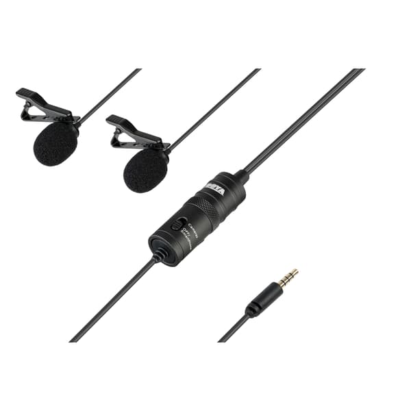 BOYA Mikrofoni Lavalier x2 BY-M1DM 3.5mm 4m