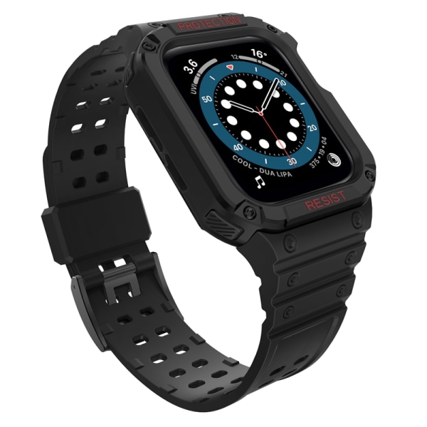 Klockarmband PC/TPU Svart  Apple Watch 1-7 Gen 42/44/45 mm Apple Watch 1-7 Gen 42/44/45 mm Flerfärgad