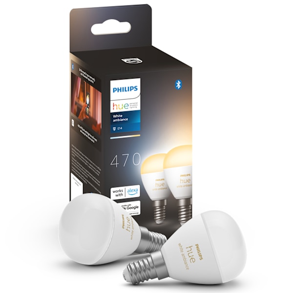 Hue White Ambiance E14 Klot 2-pack