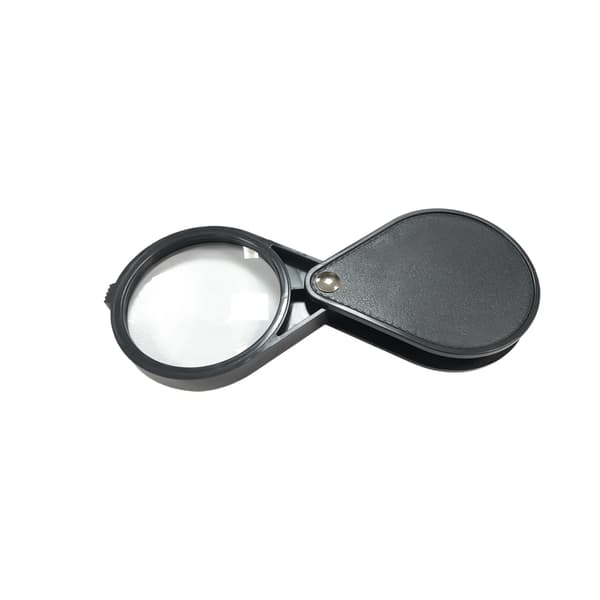 Lommeforstørrelsesglas - 10x forstørrelse Black Black