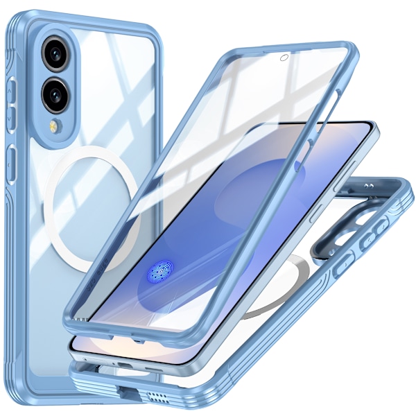 Stötsäkert Fodral för Samsung Galaxy S25 Edge Blå
