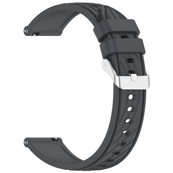 Huawei GT5/GT5 Pro Strap - Ersättningsband av texturerat silikon Grå