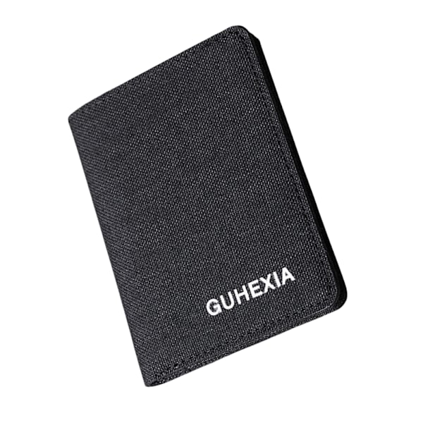 RFID-blokerende, slank og minimalistisk pung Sort