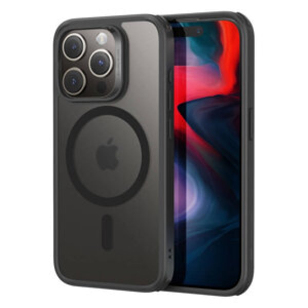 ESR Halo Lock Case iPhone 15 Prolle (musta)