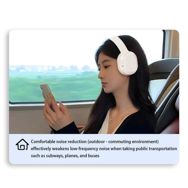 Trådløse Bluetooth-hovedtelefoner DR-86 Hvid
