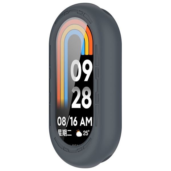 Silikonskyddsfodral för Xiaomi Mi Band 9/9 NFC Grå