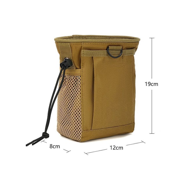 Taktisk Molle-påse, kompakt EDC-arrangör Kaki