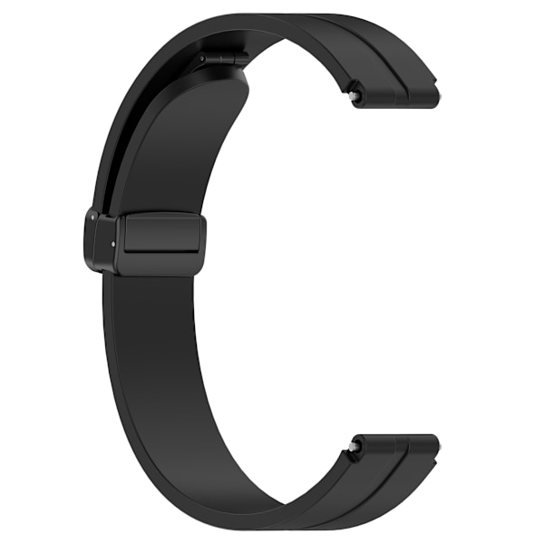 Magnetiskt Klockarmband i Silikon, 12 mm Svart