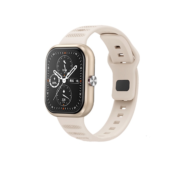 Premium Silikonarmband för Haylou Guld