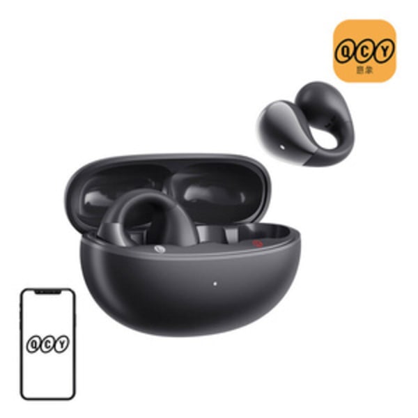QCY Crossky Clip T33 hovedtelefoner (sort)