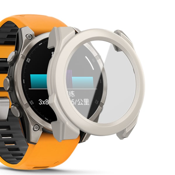 Skyddsfodral för Garmin Fenix 8 Vit L