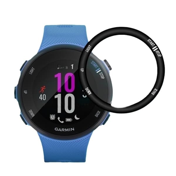 Kompositmaterial Full Lim Svart 2-Pack Skärmskydd Kompatibelt med Garmin Vivoactive 4S