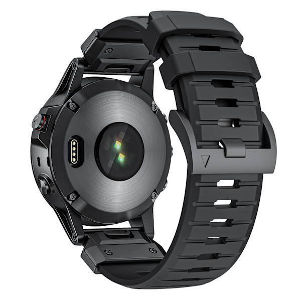 26 mm Klockarmband för Garmin Fenix 3/5/5X/6X/7X Svart