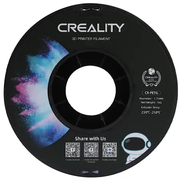 CR-PETG Filament Creality (röd)