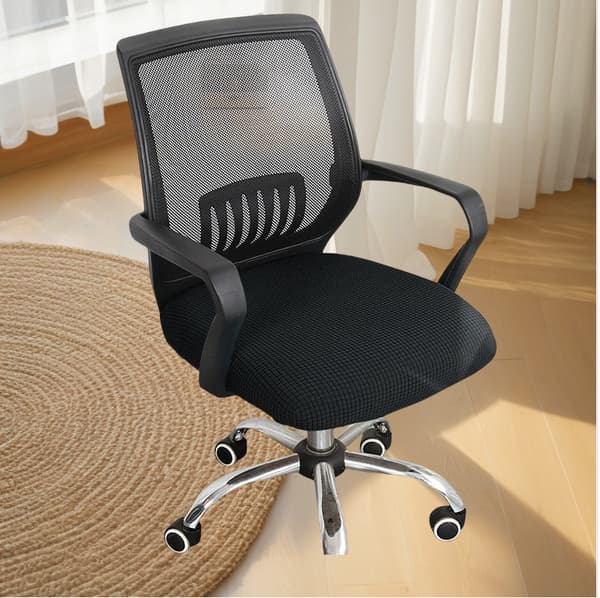 Toimistotuolin päällinen Black S Black S