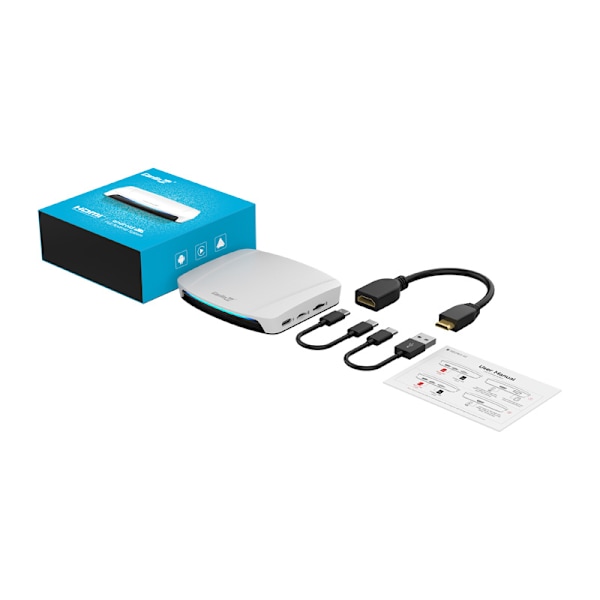 Carlinkit CPC200-Tbox UHD langaton sovitin Carplay/Android (valkoinen)