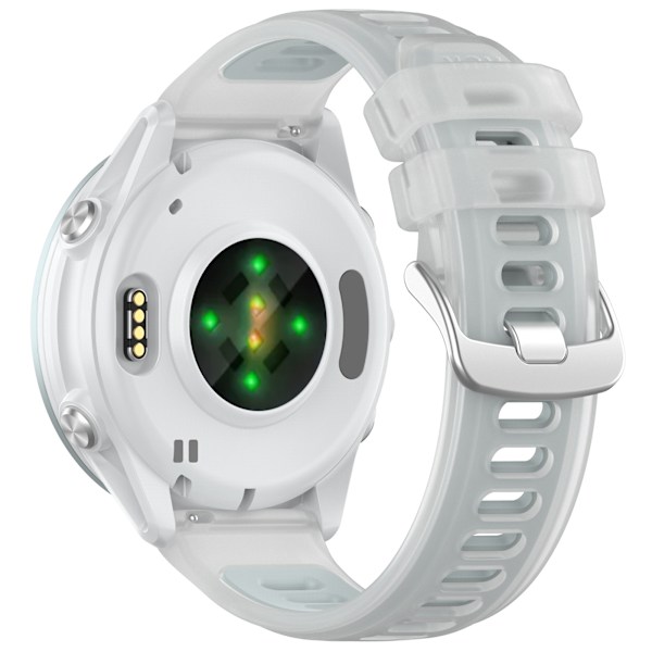 Jelly Strap til Garmin Forerunner 570 20MM Hvid