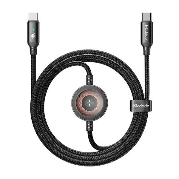 Mcdodo CA-2580 2-i-1 USB-C-kabel + Apple Watch-laddare, 60W, 1,5 m