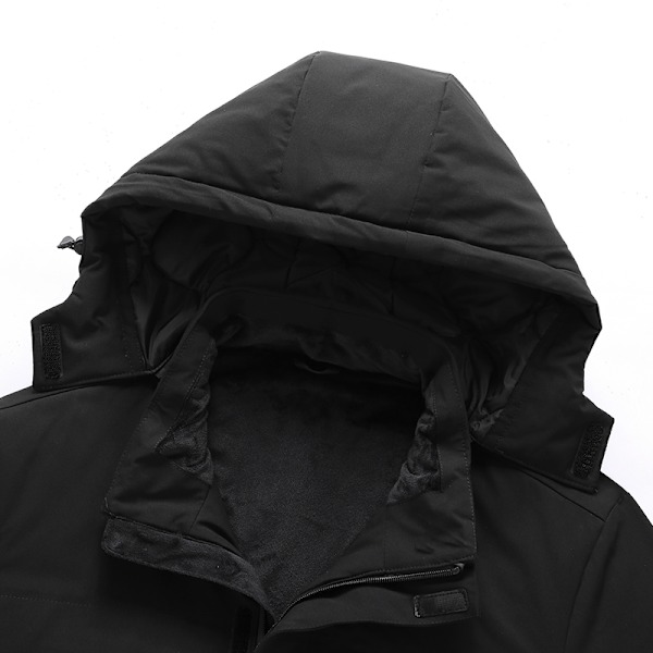 Musta lämmitetty takki - Dual Control 9 vyöhykettä 4XL