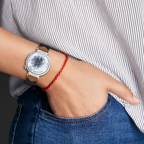 Huawei Watch GT5 kompositrem 18 mm urkomposit nylonflettet rem