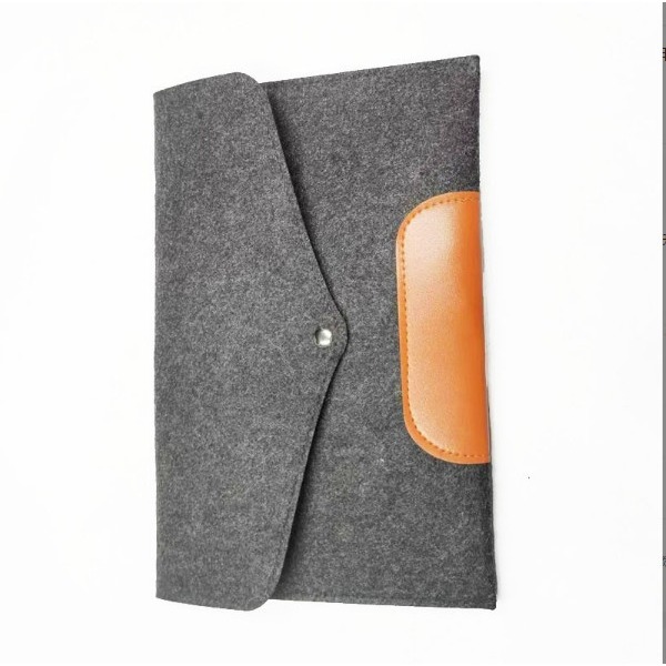Filt-sleeve-etui til 11-tommer iPad Pro og Huawei-tablets Grå