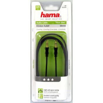 Jack Kabel 3,5mm-3,5mm 1,5m Flexi-Slim TL