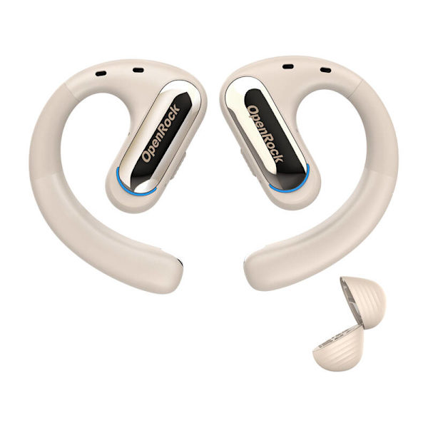 OWS OneOdio OpenRock Pro trådlösa hörlurar (beige)