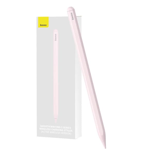 Trådlös laddningspenna för telefon/surfplatta Baseus Smooth Writing (rosa)