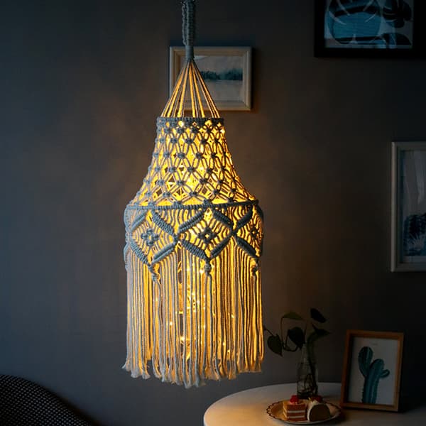 Bohemian Woven Lampeskærm