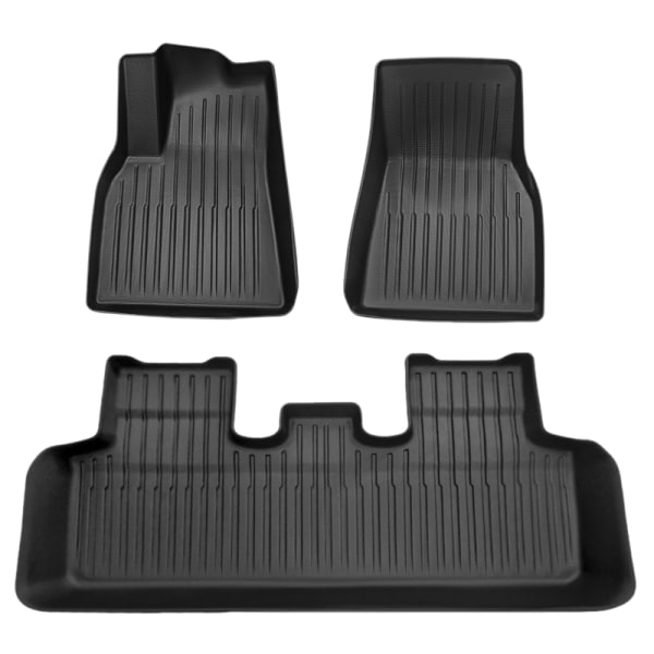 Tesla Model Y Golvmattor 5-sits komplett set