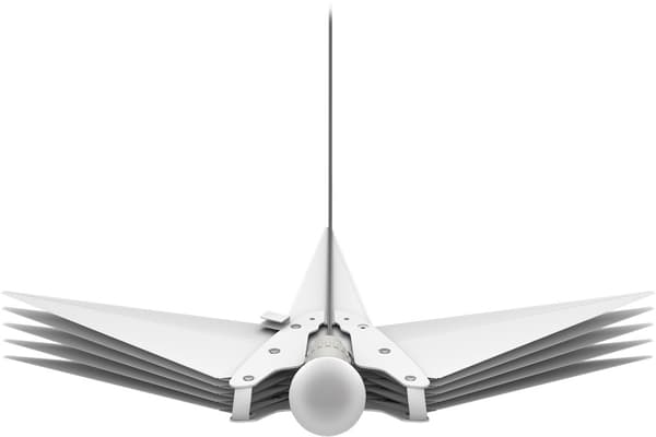 LED julestjerne 3D, Ø 56 cm, med netkabel
