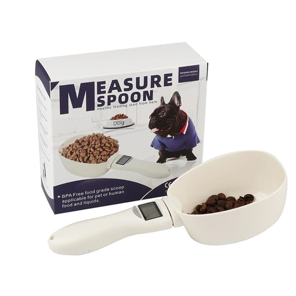 Digital Measuring Spoon Scale - 800g kapacitet, 1g noggrannhet, g/oz/ml konvertering, CR2032 driven