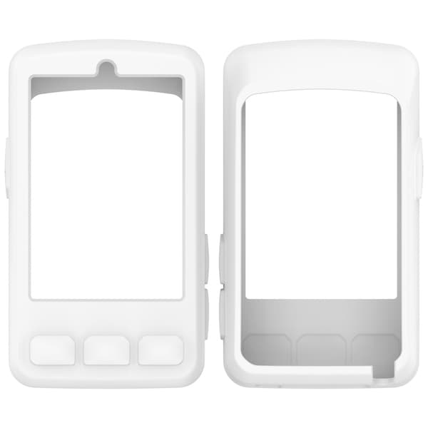 Silikonebeskyttelsesetui til Wahoo ELEMNT BOLT V3 og BOLT3 cykelcomputere - Optimal beskyttelse og pasform White White