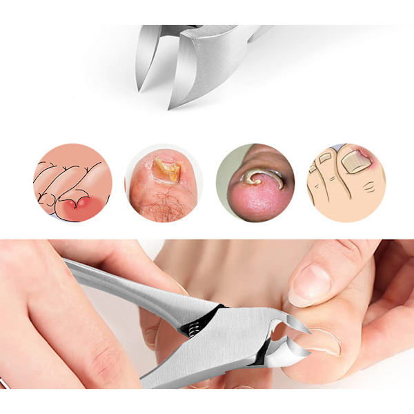 Rostfri Stål Nagelklippare Set