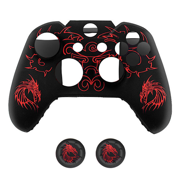 Red Dragon Silikone beskyttende etui til Xbox One Controller