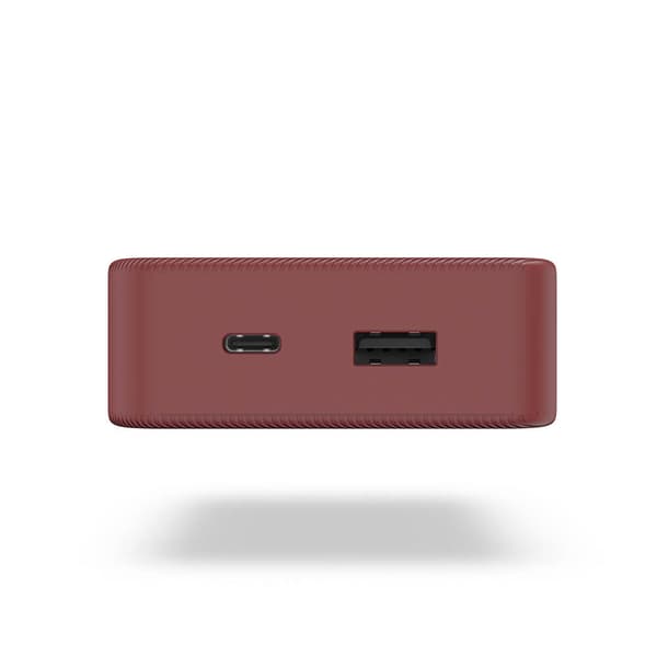 Powerbank Colour 20 20000mAh USB-C+USB-A Röd