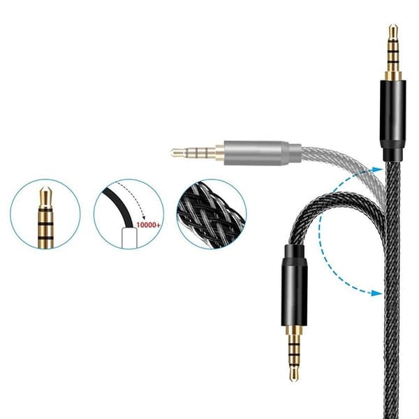 3,5 mm lydkabel fire sektioner han til han - Forbind din lyd problemfrit 3m 3m