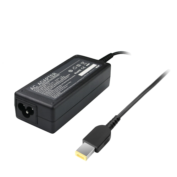 Power adapter for Lenovo T570/T470/L470, 65W, 3.25A, black Svart