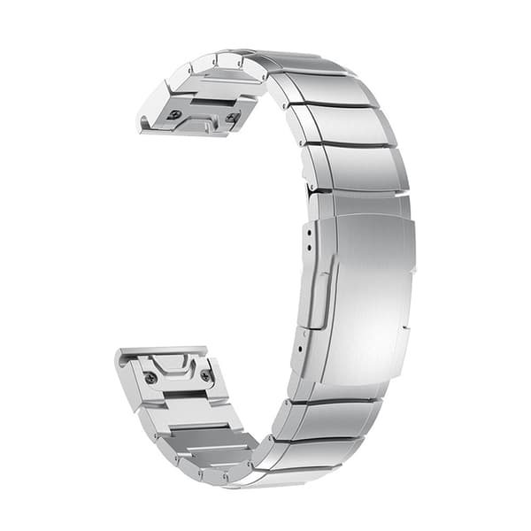 Silver klockarmband för Fenix 5s/6s/7s/8 43mm