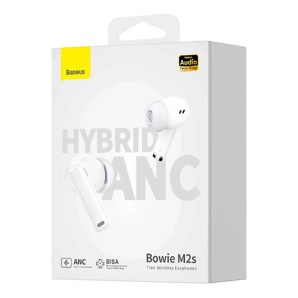 Hörlurar TWS Baseus Bowie M2s (vita)