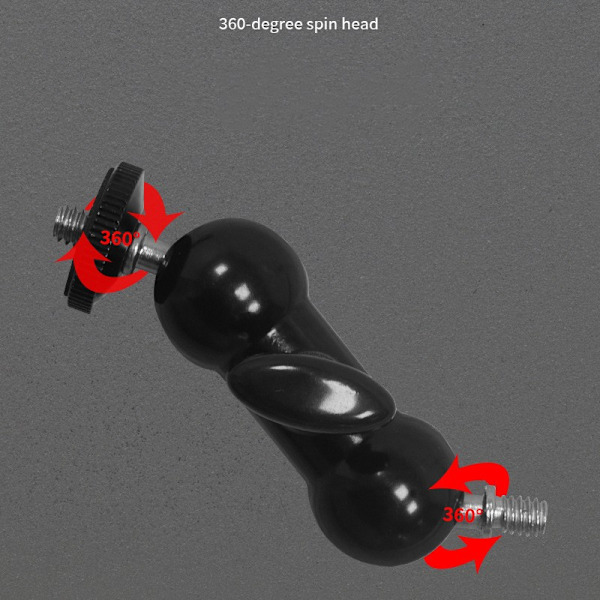 Magic Arm Camera Mount Expansion Bracket för DSLR-kamera Svart
