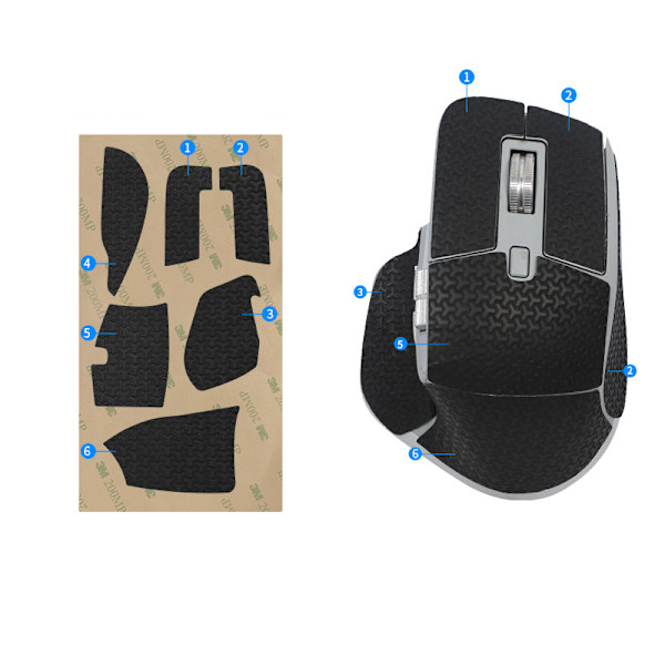 Forbedret greb musehud til Logitech MX Master 3/3s