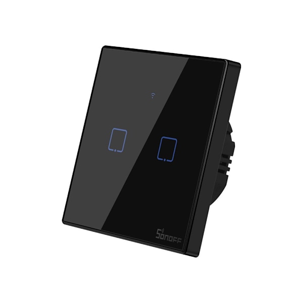 Touchljusomkopplare WiFi + RF 433 Sonoff T3 EU TX (2-kanals)