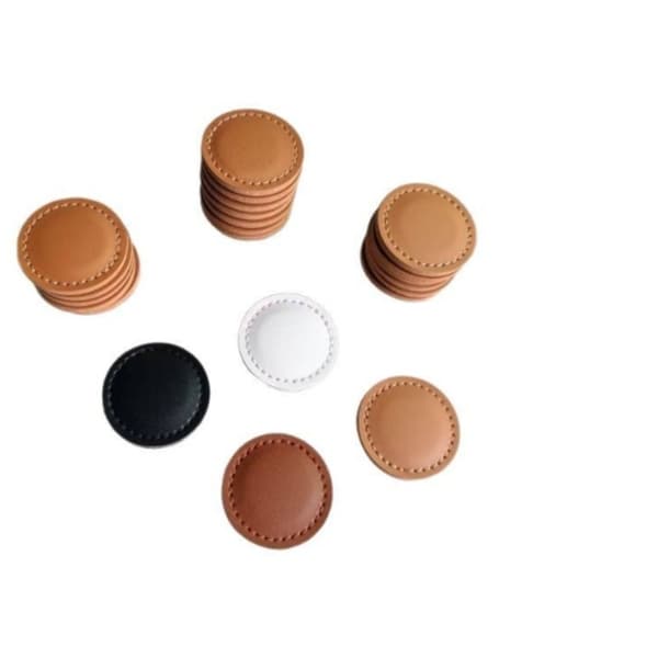 4-Pack Magnetisk PU Golfbold Positionerings Tilbehør - Flere Farver Til Golfspillere i Danmark Black Black