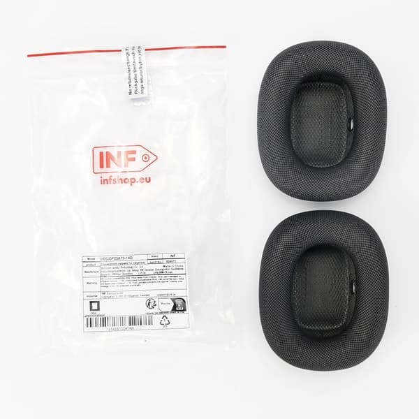 Ørepuder til AirPods Max - Apple Fabric & Silikone Grey Grey