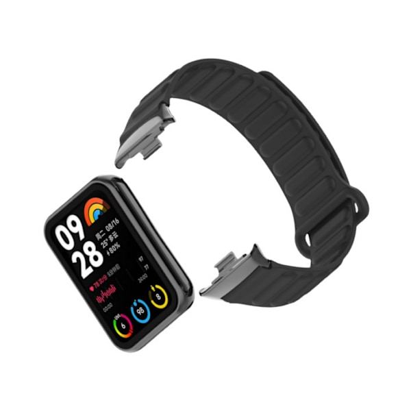 Silikone urrem til Xiaomi Band 9/8 Pro Sort