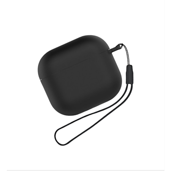 Silikone beskyttelsescover til Apple AirPods 4 Sort