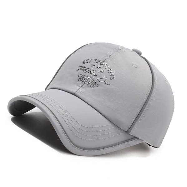 Baseballkasket - åndbar og solbeskyttende Grey Grey